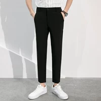 Черные эластичные штаны