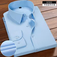 (Длинная рукав) плоская линия синяя 35,9