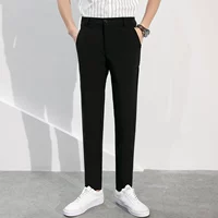 Черные эластичные штаны