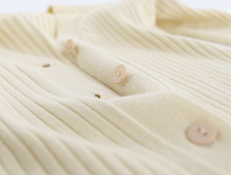 Dệt kim Cardigan 2018 Mùa Thu và mùa đông Yếm Trong Hai mảnh Hàn Quốc ngắn V-Cổ dài tay áo khoác mỏng phù hợp với áo len cổ tim