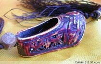 Special free post - Xinjiang special products natural yak bone carving creative car hanging parts