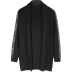 SXF Saint Xi Fan Áo len dệt kim nam 2018 Thu mới Dòng áo len Ribbon Slim Áo len nam áo len kiểu hàn quốc cực đẹp Cardigan