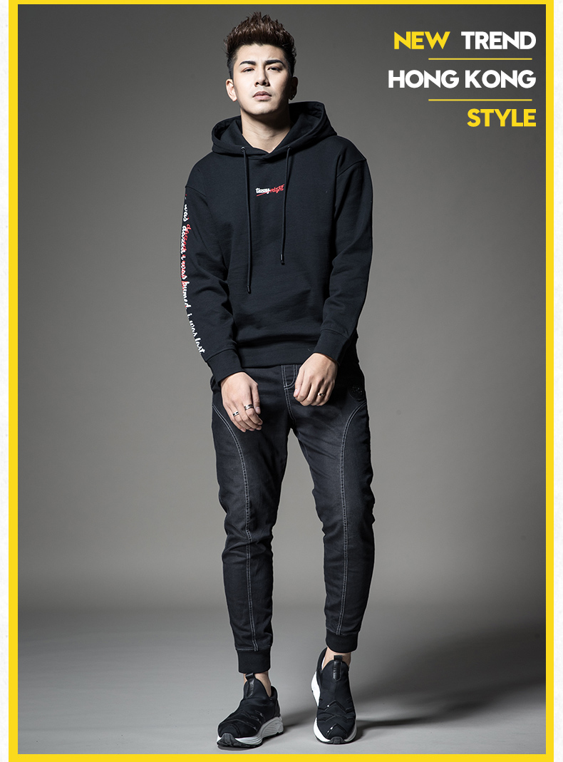 SXF St. Stephen của Jeans Nam Mùa Hè Feet Quần Dài Cá Tính Rửa Cổ Điển Dầm Triều Nam Chín Quần quần jogger nam