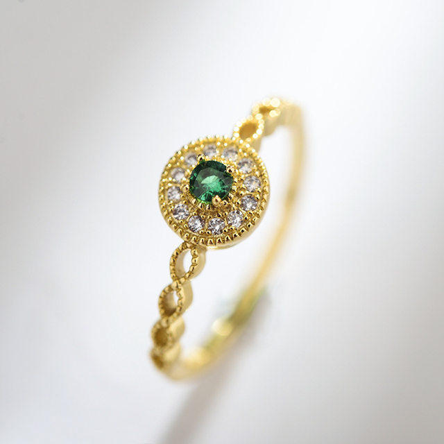 Bague Femme      en Alliage argent plaque plaque or - Ref 3087671 Image 8