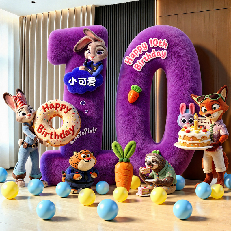 Birthday Scene Decoration for Children Aged 6, 2, and 10, Happy Birthday Ceremony for Boys, Party Atmosphere Birthday Scene Decoration for Children Aged 6, 2, and 10, Happy Birthday Ceremony for Boys, Party Atmosphere
