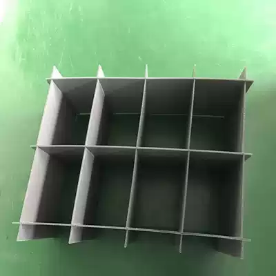 Factory customized anti-static PP plastic hollow board turnover box partition knife card packaging box grid file plate corrugated board