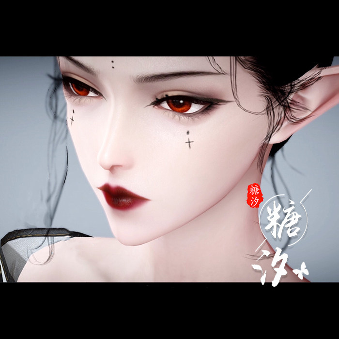 The encyclical hand in a pinch of face data into female body size jade Vanity Flow Light Blade Universal Devil's Sister 58