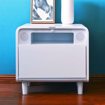 TRONXI smart bedside table bedroom wireless charging with sound light integrated multifunctional modern light luxury storage cabinet