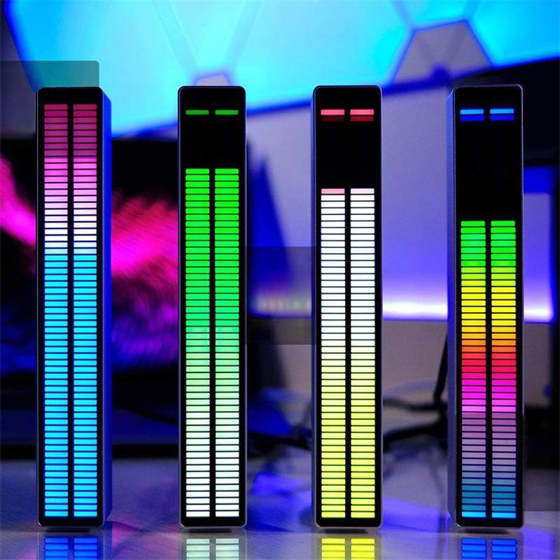 Music levels pickup rhythm light e-sports RGB voice-activated audio light desktop computer USB spectrum atmosphere light