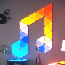 NANOLEAF intelligent odd light plate RGB voice control pickup rhythm quantum light electronic sports room module atmosphere wall light board