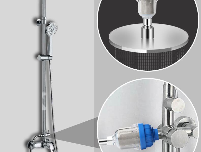 Фильтр для воды 洗衣机热水器花洒前置过滤器家用净水过滤器去垢过滤不锈钢免换芯