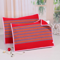 Old Coarse Cloth Pillow Towel Single Breathable Thickened Encrypted Four Seasons Student Pillow Towel Adult Pillow Towel
