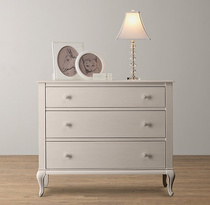 French solid wood furniture American European Country solid wood super beautiful three-bucket cabinet Antique bucket cabinet Booking