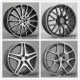 Thích nghi với Mercedes-Benz A B C E S-class GLK GLA GLC S350 S600 17 18 19 inch sửa đổi