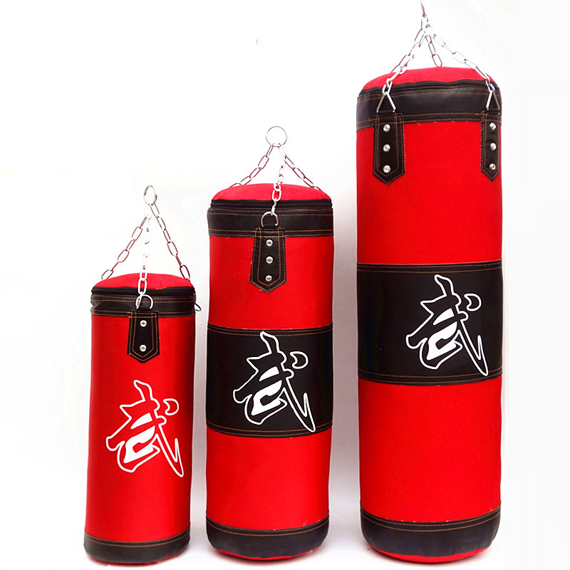 Sanda Hanging boxing sandbag Martial arts boxing training Thai canvas sandbag Adult children home fitness equipment