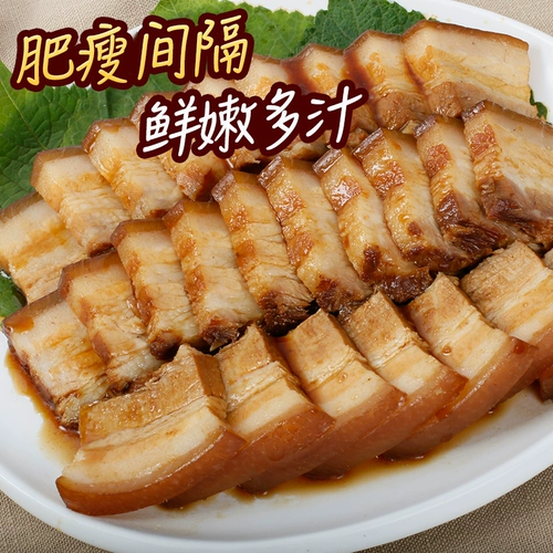 三口一品 Корейская свиная кусочки живота из свиного живота, 200 г, мешки с рисовой лапшой, приготовленная в вакуумной упаковке, вакуумная упаковка