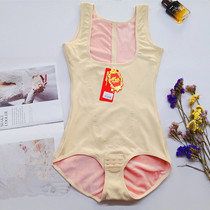 Winter plus velvet thickened warm one-piece corset clothing belly corset waist support chest postpartum breastfeeding corset vest