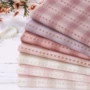 Sọc vải nhuộm sợi mới Vải cotton Vải nhuộm đầu tiên Hướng dẫn sử dụng Vải DIY vải thô trắng