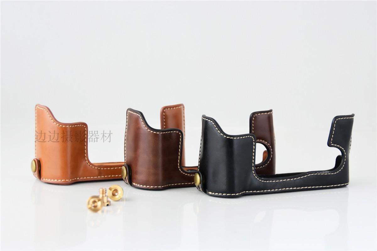  Fuji X-E3 micro single eye camera camera bag XE3 leather cover base xe3 special protective sleeve semi-cover photography