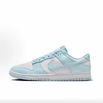 Nike Dunk “Glacier Blue” Low-Top Sneakers for Men, Blue and White