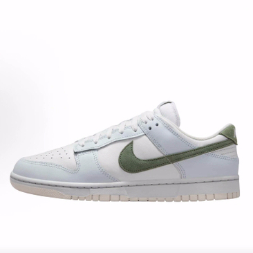 Nike Dunk Light Versatile and Comfortable Wear-Resistant Low-Top Sneakers Unisex Silver-White