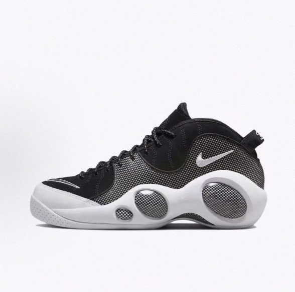 Nike Zoom Flight 95 Black Metallic Mid-Top Basketball Shoes for Men Nike Zoom Flight 95 Black Metallic Mid-Top Basketball Shoes for Men
