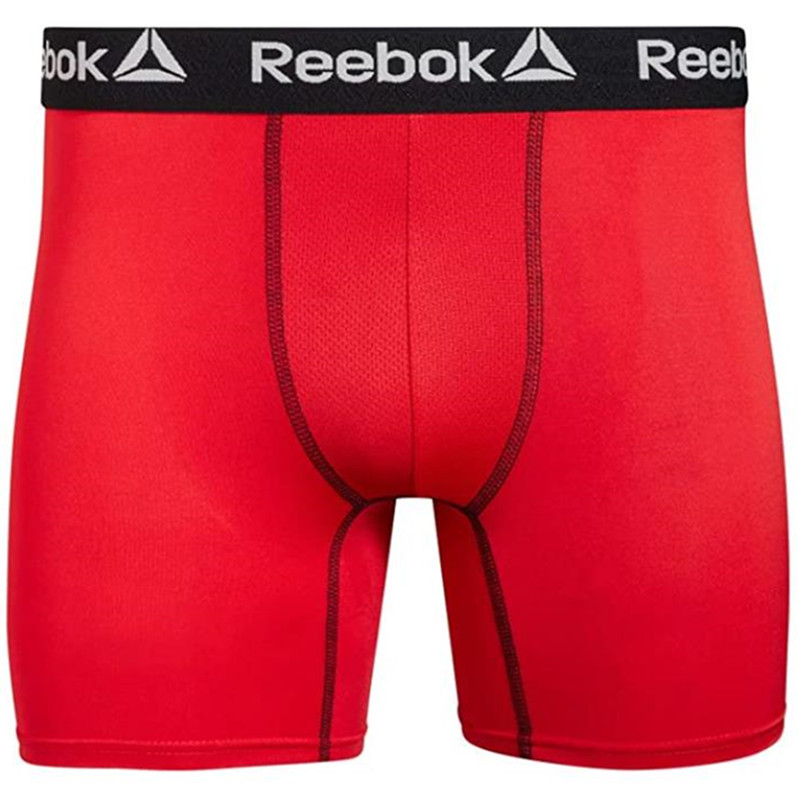Red, Black Waist, White & RB Medium And Longmajor Sports train Mesh Quick drying outdoors motion Bodybuilding Anti wear leg marathon run Medium and long term underpants male