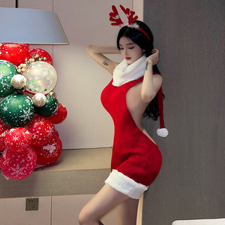 Sexy christmas bare back sweater no need to take off