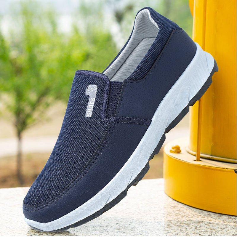 Old Beijing Cloth Shoes Men's Flagship Store Spring Autumn 2022 New Men Casual Shoes Spring Non-slip Male and Dad Shoe
