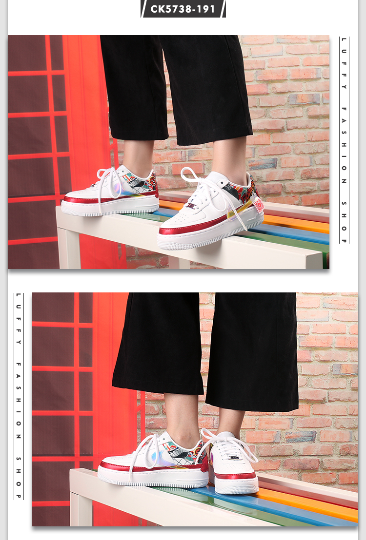 Nike Air Force 1 AF1 Graffiti off móc giày thông thường CK5738-191 CK0732-081 - Dép / giày thường giày thể thao nữ giá rẻ