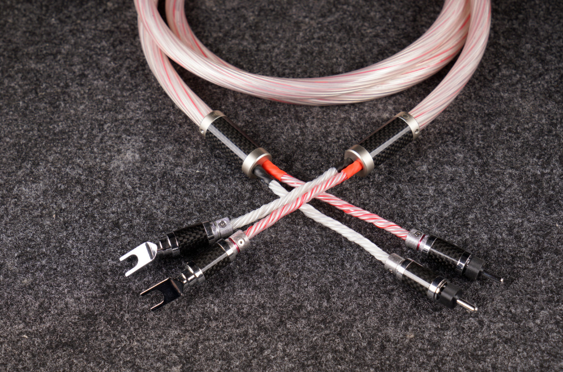 Qinchao sound flagship horn line-gold and silver copper alloy speaker line horn line hifi fever line-Taobao