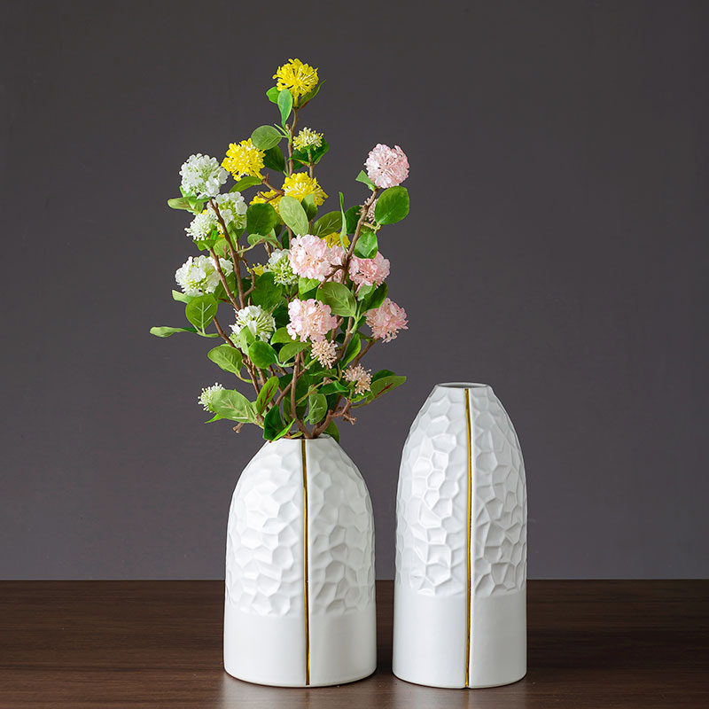 Jingdezhen ceramic vase furnishing articles of modern creative contracted sitting room dry flower arranging flowers home decoration decoration landing