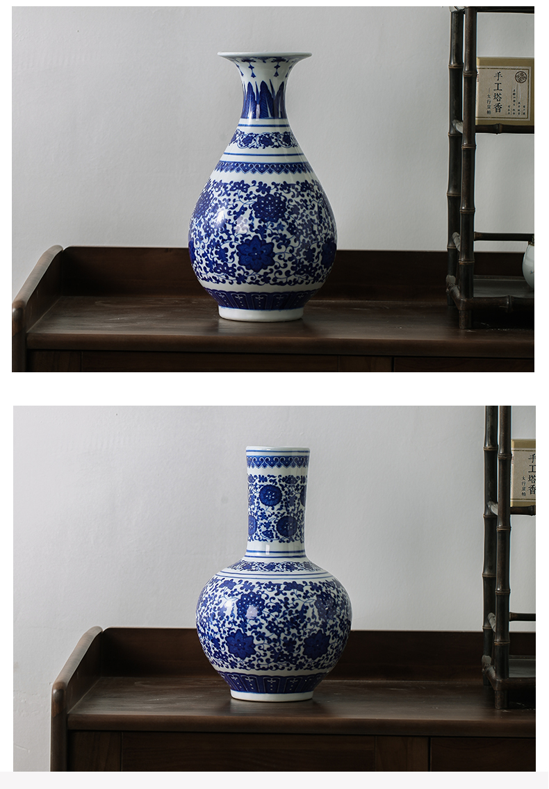 Jingdezhen ceramic pot of pu 'er tea seven loaves cylinder storage POTS are scattered receives tea urn POTS to to the tea urn tea bucket