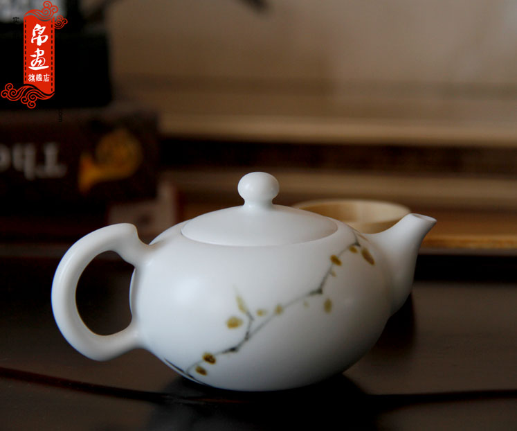 Clearance of jingdezhen ceramic mini huai single pot of tea pot porcelain teapot kung fu tea pot single pot