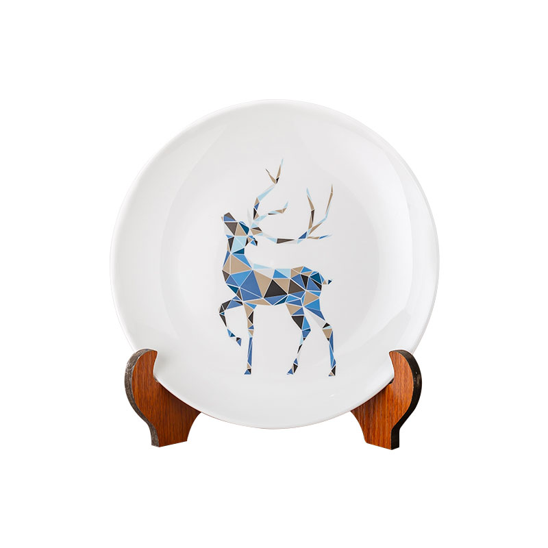 Vase furnishing articles sitting room flower arranging sika deer household furnishings jingdezhen Nordic creative contracted wind desktop ornaments