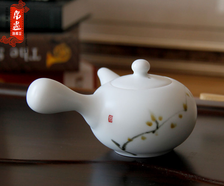 Clearance of jingdezhen ceramic mini huai single pot of tea pot porcelain teapot kung fu tea pot single pot