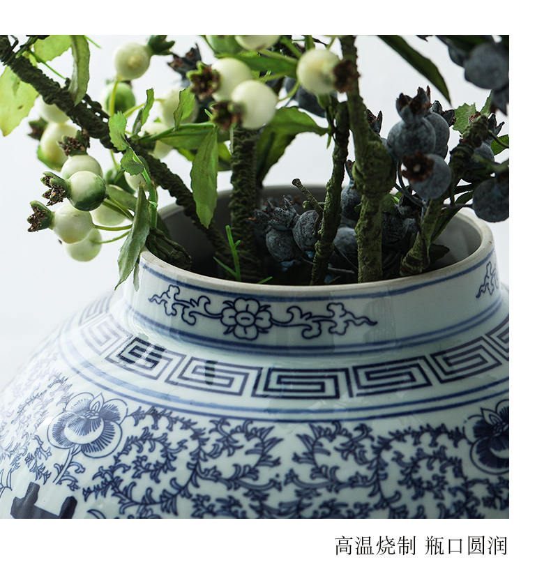 General happy character canister to antique antique porcelain jingdezhen ceramics happy character cover General can happy character as cans ceramic pot