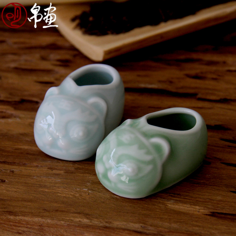 Porch is the key to the receive furnishing articles little ins creative express it in the desktop teahouse jingdezhen ceramic celadon car decoration