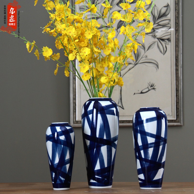 I and contracted land sitting room creative flower arranging furnishing articles home decoration ceramic dry flower flower floral arrangements