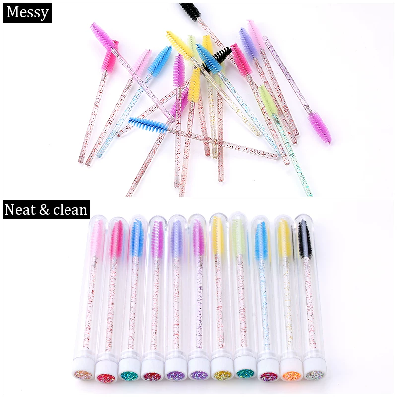 New reusable eyelash brush for eyelash extension makeup B