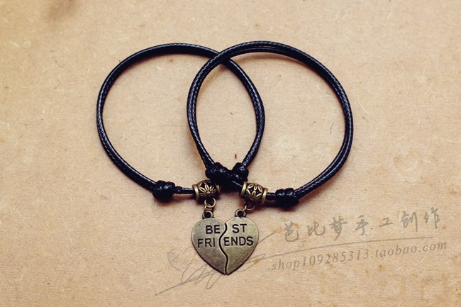 Phiên bản Nhật Bản và Hàn Quốc của vòng tay gió quốc gia cặp đôi cá tính tươi và đơn giản một cặp vòng tay vòng tay văn học nam và nữ - Vòng đeo tay Cuff vòng tay nữ đẹp