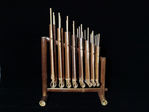 Angklung Angklung Angklung Indonesian national treasure musical instrument percussion Indonesian national musical instrument