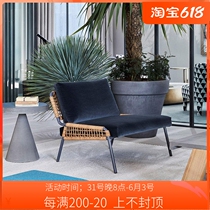 Outdoor Furniture Rattan Sofa Terrace Sofa Designer Creativity Casual Sofa Outdoor Rattan sofa Single tea table