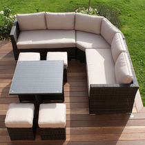 Chenfeng rattan sofa outdoor rattan chair sofa living room rattan sofa combination L-shaped corner balcony creative sofa
