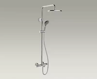 Tengchong shop Kohler Qiyue constant temperature three water outlet shower column K-23125T-9-CP