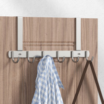 Toilet bedroom clothes door rear adhesive hook door thick 3 5cm door back hanging coat rack no hole no trace shelf
