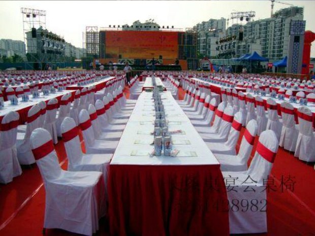 Cho thuê đồ nội thất Thượng Hải Bàn tiệc dài Bàn gấp cho thuê Bàn tiệc cưới Lễ hội đặc biệt Bàn ghế cho thuê - Đồ gỗ ngoài trời ghế dã ngoại