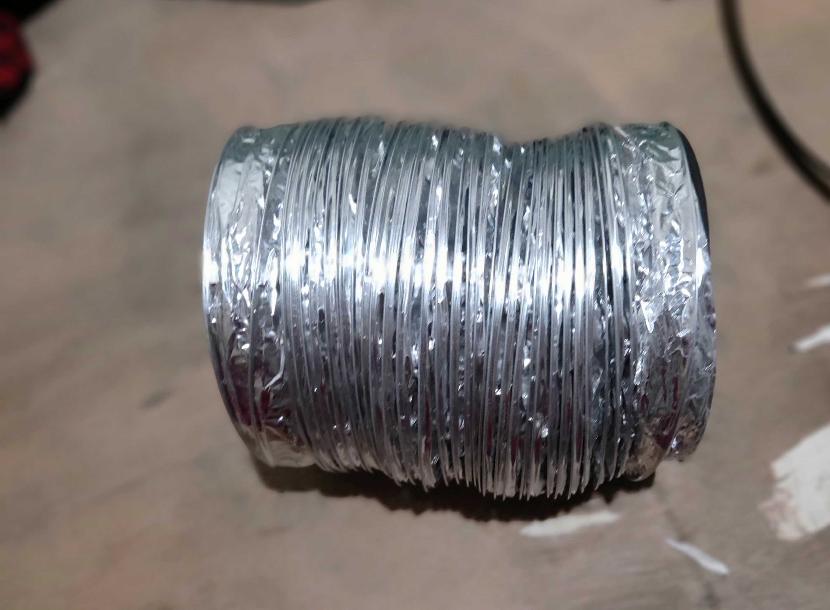 Bath Bath integrated ceiling fan exhaust pipe exhaust pipe aluminum foil tube scaling tube clamp clamp