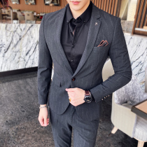 Suit suit suit mens professional best man Korean wedding business dress jacket slim casual suit man to work