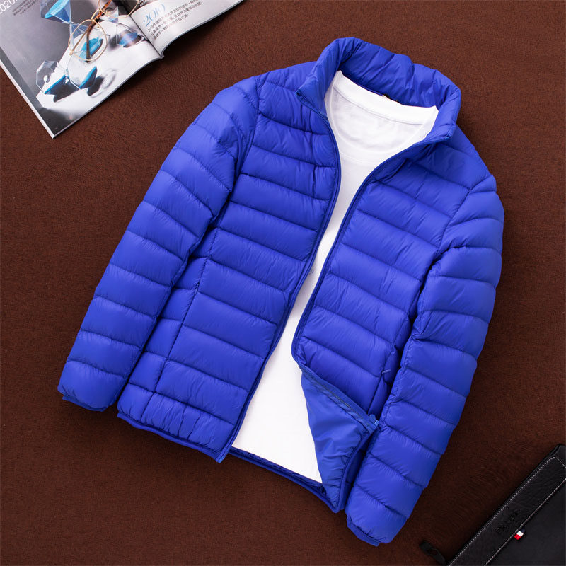 Down jacket men's short Korean version trend 2021 new autumn and winter handsome young men's casual jacket